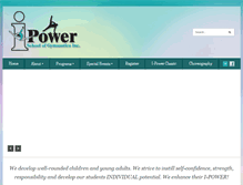 Tablet Screenshot of ipowergymnastics.com